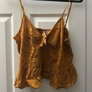 Patrons of Peace Mustard Camisole Top